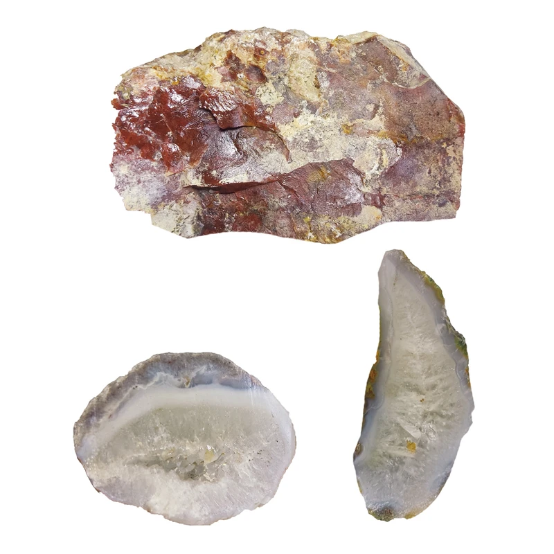 سنگ راف سنگ جاسپر و ژئود مدل z12 مجموعه 3 عددی