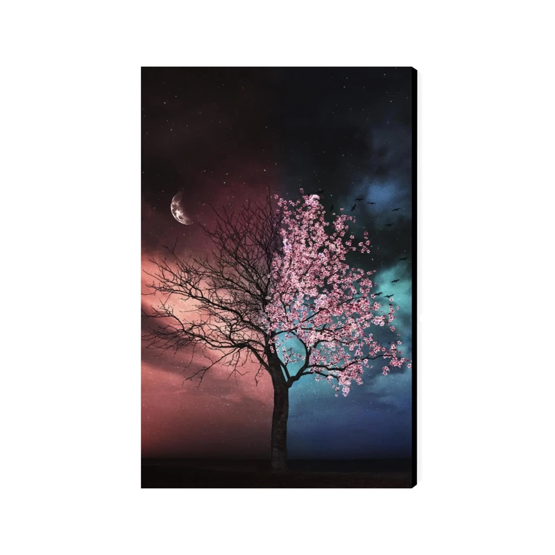 تابلو شاسی عرش مدل فانتزی منظره زیبا درخت کد As2075