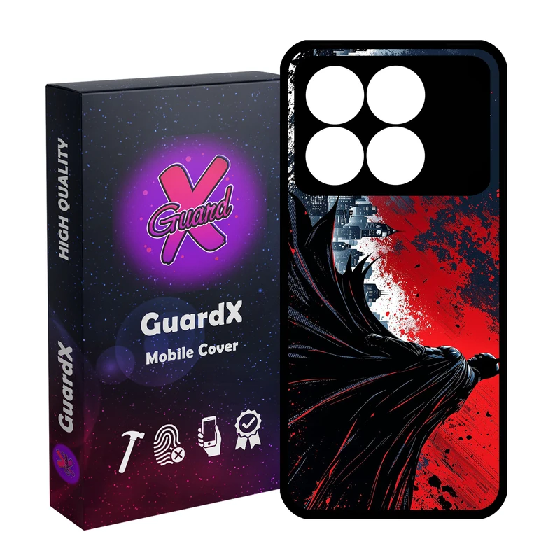 کاور گارد ایکس طرح Batman مدل 11087 مناسب برای گوشی موبایل شیائومی Poco X6 Pro 5G / Redmi K70E