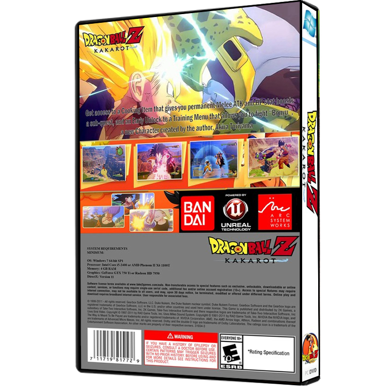 بازی Dragon Ball z Kakarot مخصوص PC