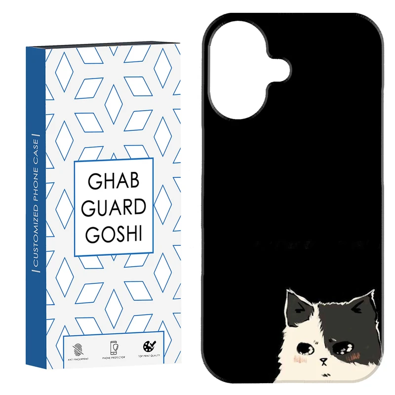  کاور قاب گارد گوشی طرح گربه کد Dimo-931 مناسب برای گوشی موبایل اپل Iphone 16  