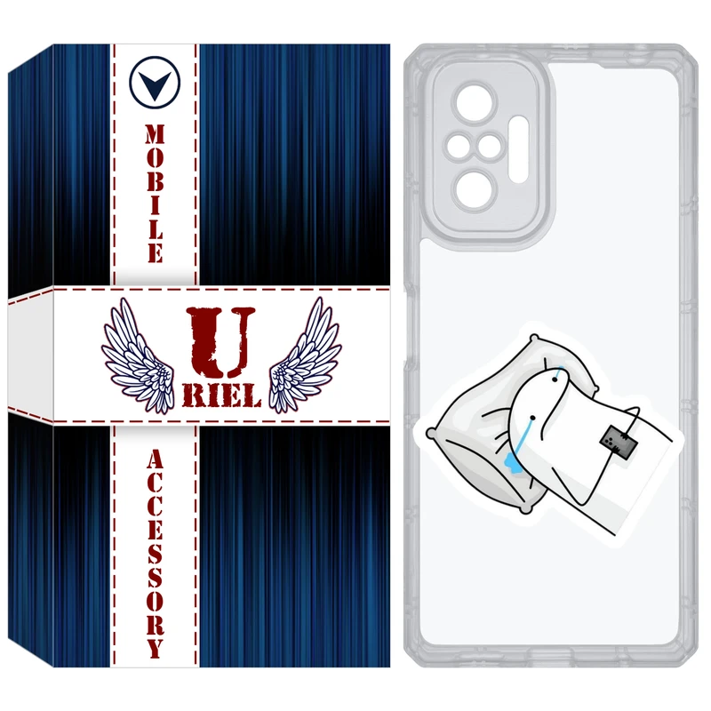 کاور یوریل مدل Clear کد 81 طرح غمگین مناسب برای گوشی موبایل شیائومی Redmi Note 10 Pro / Note 10 Pro Max