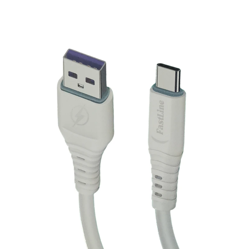 کابل تبدیل USB به USB-C فست لاین مدل OD5.0 طول 1 متر