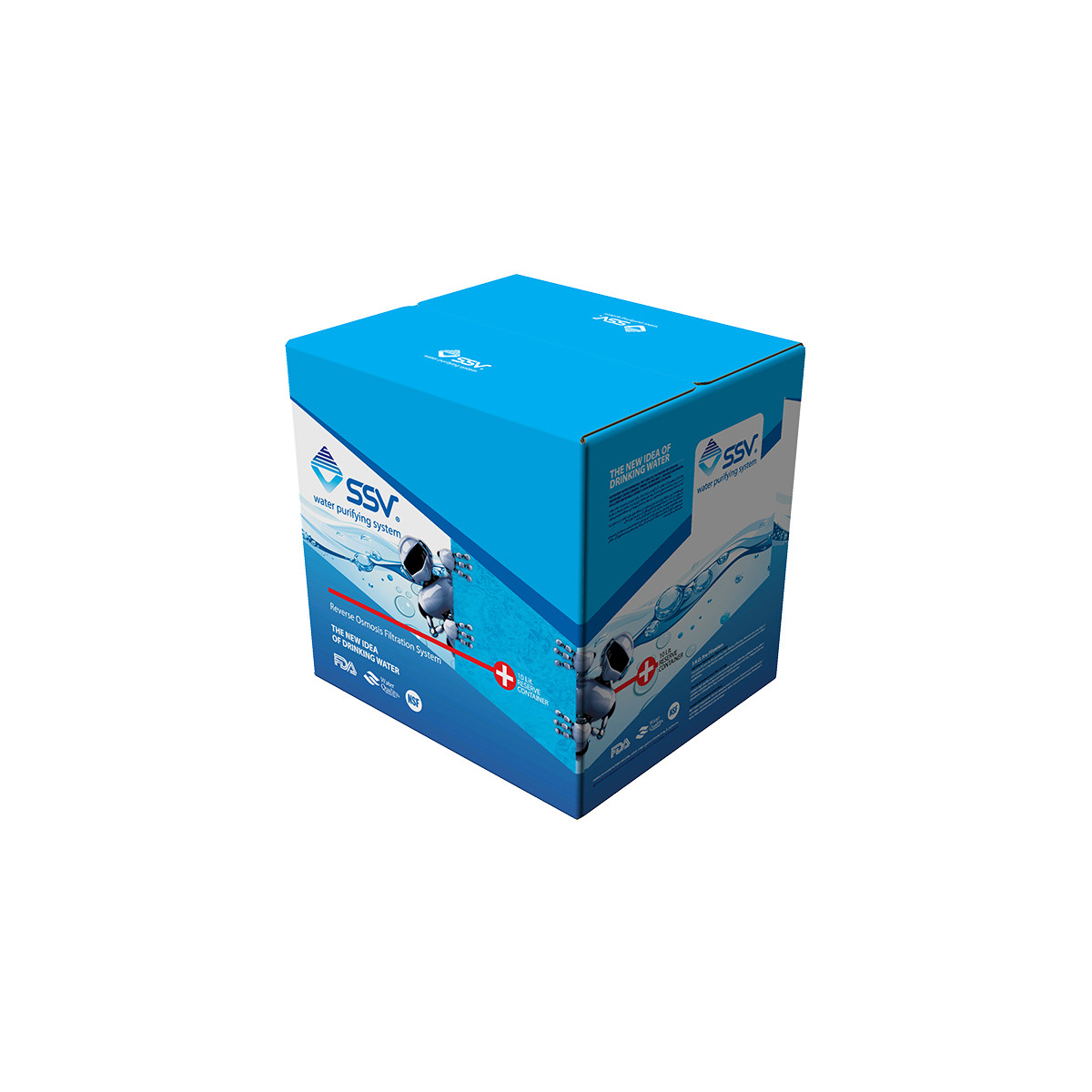 دستگاه تصفیه کننده آب اس اس وی مدل PureLine 2W X840  به همراه شیر تصفیه آب کد 01