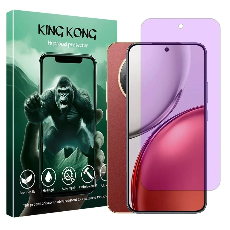 محافظ صفحه نمایش آنتی پرپل کینگ کونگ مدل هیدروژلی مناسب برای گوشی موبایل آنر X9d