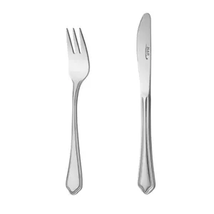 ست کارد و چنگال میوه خوری 12 پارچه ناب استیل مدل ونیز