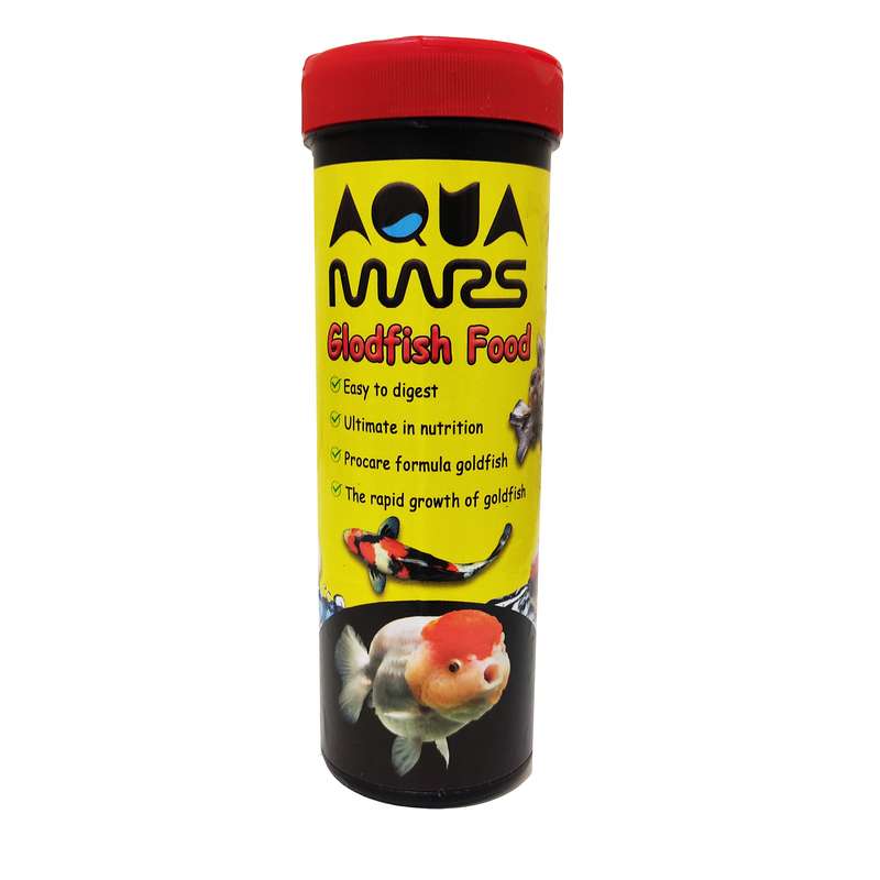 غذا ماهی آکوا مارس مدل گلدفیش وزن 220 گرم