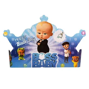 تاج تولد مدل بچه رئیس بسته 6 عددی