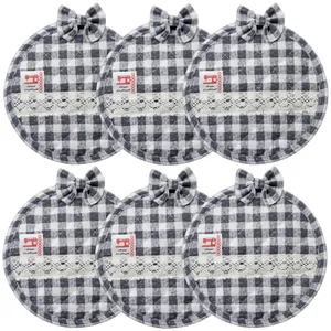 دستگیره منسوجات خسروشاهی برتر مدل  گرد طرح پیچازی کد DGM229 بسته 6 عددی