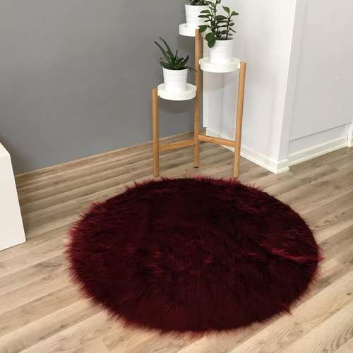 پادری هیراد هوم فرنشینگ طرح خز فانتزی سایز 90×90 سانتی متر