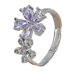 انگشتر زنانه مدل گل کد yy633