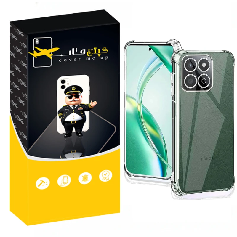 کاور کپتن قاب مدل Crystal مناسب برای گوشی موبایل آنر X8B