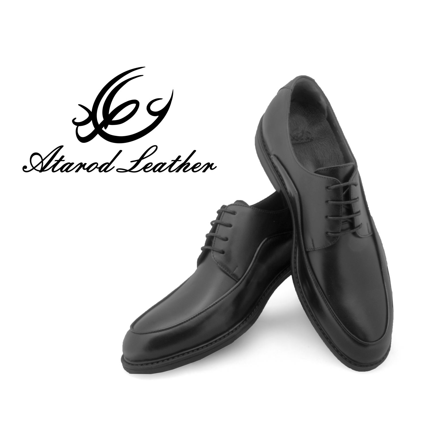 کفش مردانه چرم عطارد مدل چرم طبیعی کد SH312 -  - 9