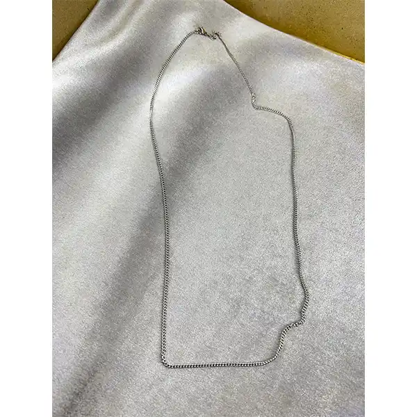 زنجیر مردانه مدل حلقه ای ریز کد 289664