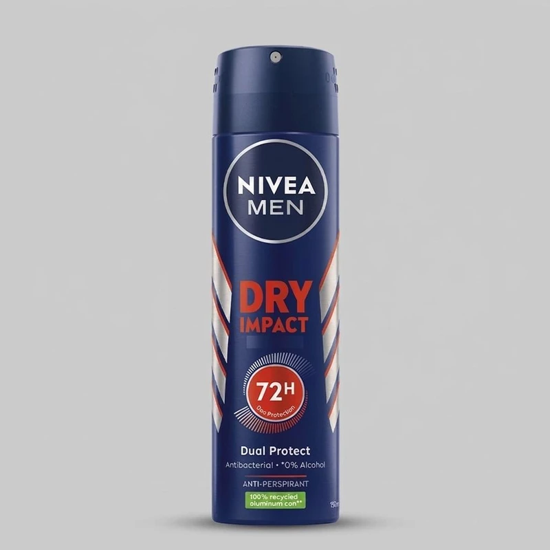اسپری ضد تعریق مردانه نیوآ مدل Dry Impact 72h حجم 150 میلی لیتر
