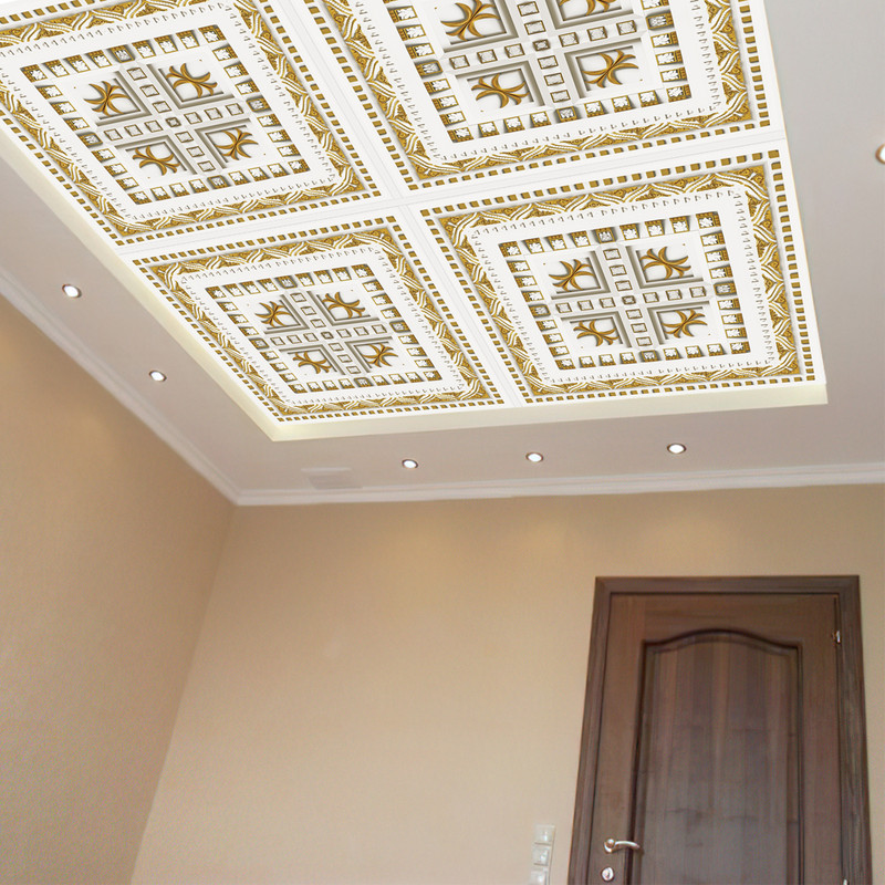 تایل سقفی آسمان مجازی مدل CP-15104 سایز 60x60 سانتیمتر بسته 8 عددی