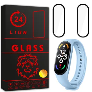محافظ صفحه نمایش لاین مدل RT007 مناسب برای ساعت هوشمند شیائومی Mi Band 7 بسته دو عددی