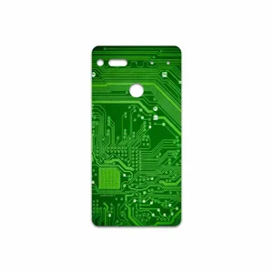 MAHOOT Green Printed Circuit Board Cover Sticker for Essential PH1