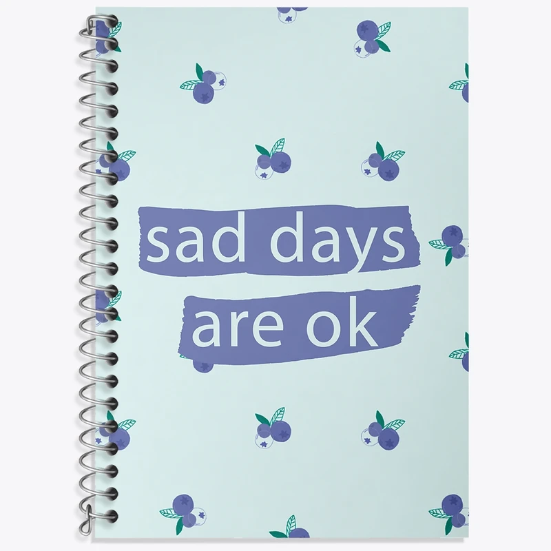 دفتر لغت 50 برگ خندالو طرح Sad Days Are Ok کد N169