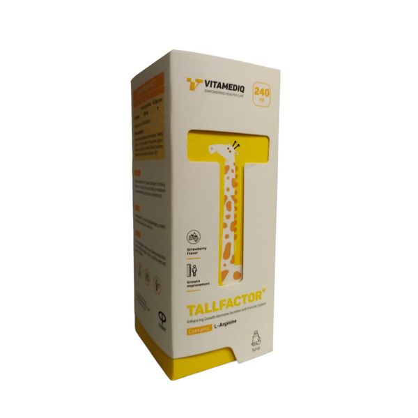 شربت ال آرژنین تالفکتور ویتامدیکو - 240 میلی لیتر