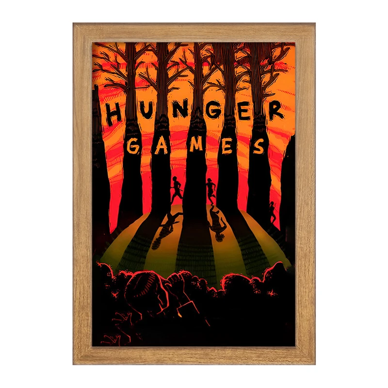 تابلو خندالو مدل بازی‌های گرسنگی کد F8659