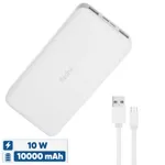 پاوربانک 10 وات شیائومی مدل Redmi ظرفیت 10000 میلی آمپر ساعت به همراه کابل تبدیل microUSB