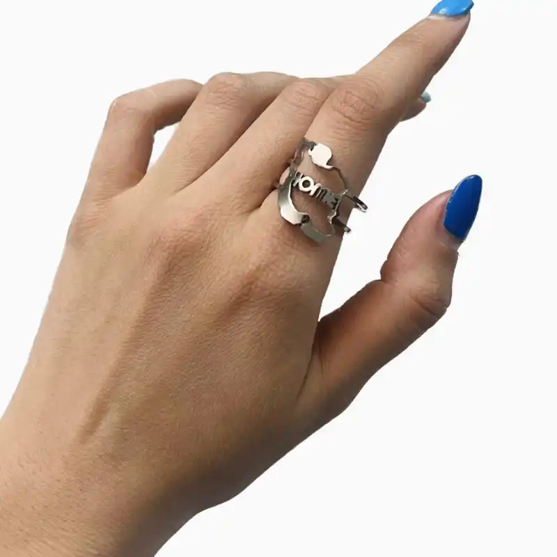 انگشتر مدل نقشه ایران Home 250