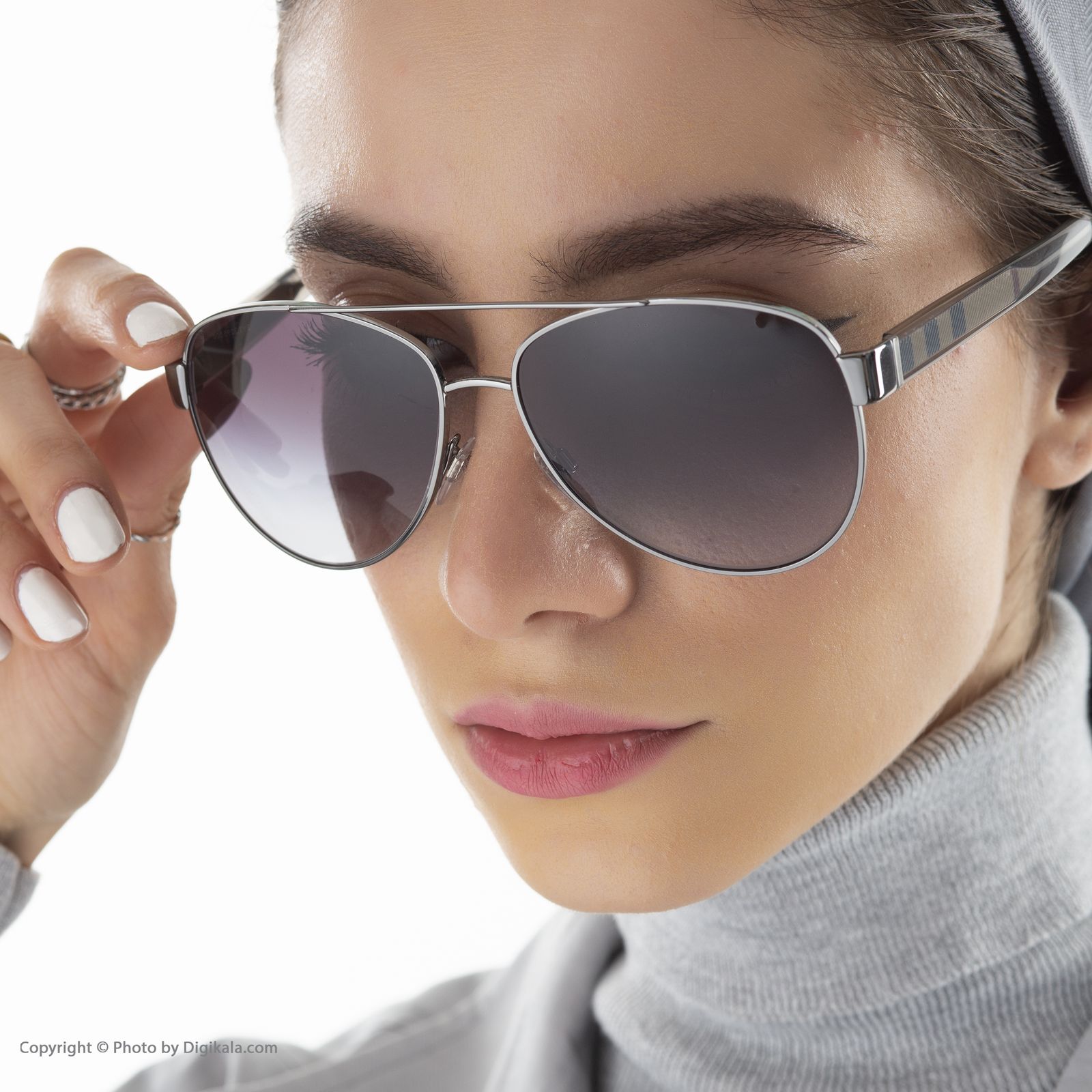عینک آفتابی زنانه بربری مدل BE3084S 10038G-57 -  - 8