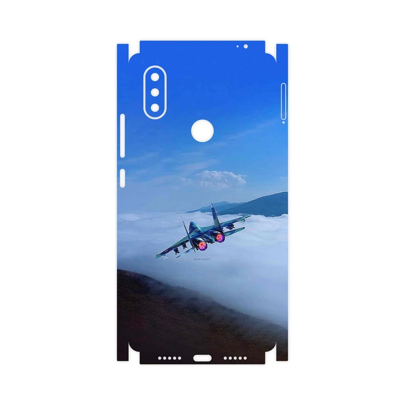 برچسب پوششی ماهوت مدل Fighter plane Su27-FullSkin مناسب برای گوشی موبایل شیائومی Mi 8 SE