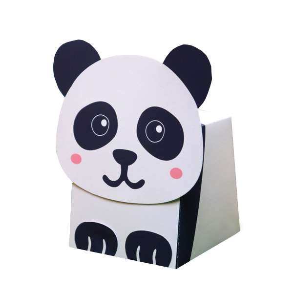 جعبه هدیه مدل کاردستی طرح پاندا