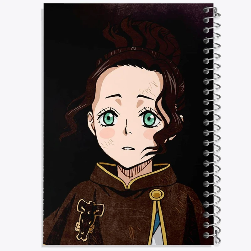 دفتر نت موسیقی 50 برگ خندالو مدل چارمی پاپیستون انیمه بلک کلاور Black Clover کد 11708