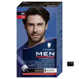 کیت رنگ مو شوآرزکوف شماره 80 حجم 40 میلی لیتر رنگ قهوه ای تیره