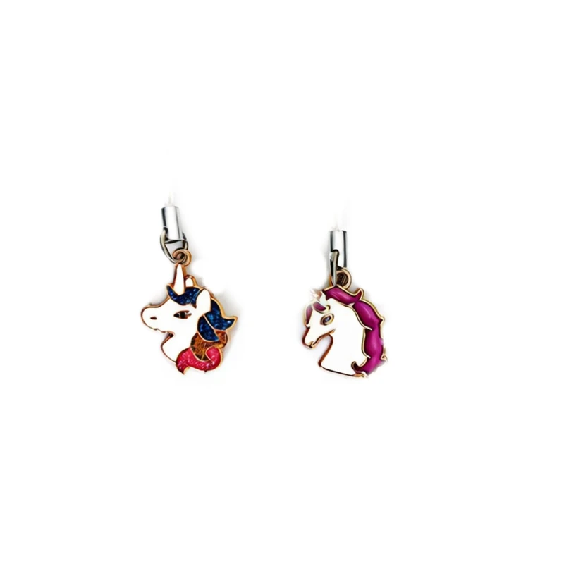 آویز موبایل مدل فانتزی طرح یونیکورن بسته 2 عددی