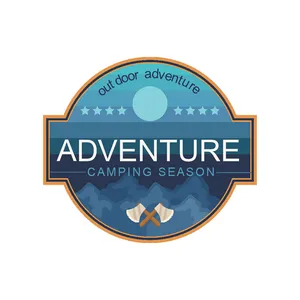 برچسب بدنه خودرو رایسان طرح camping کد st063