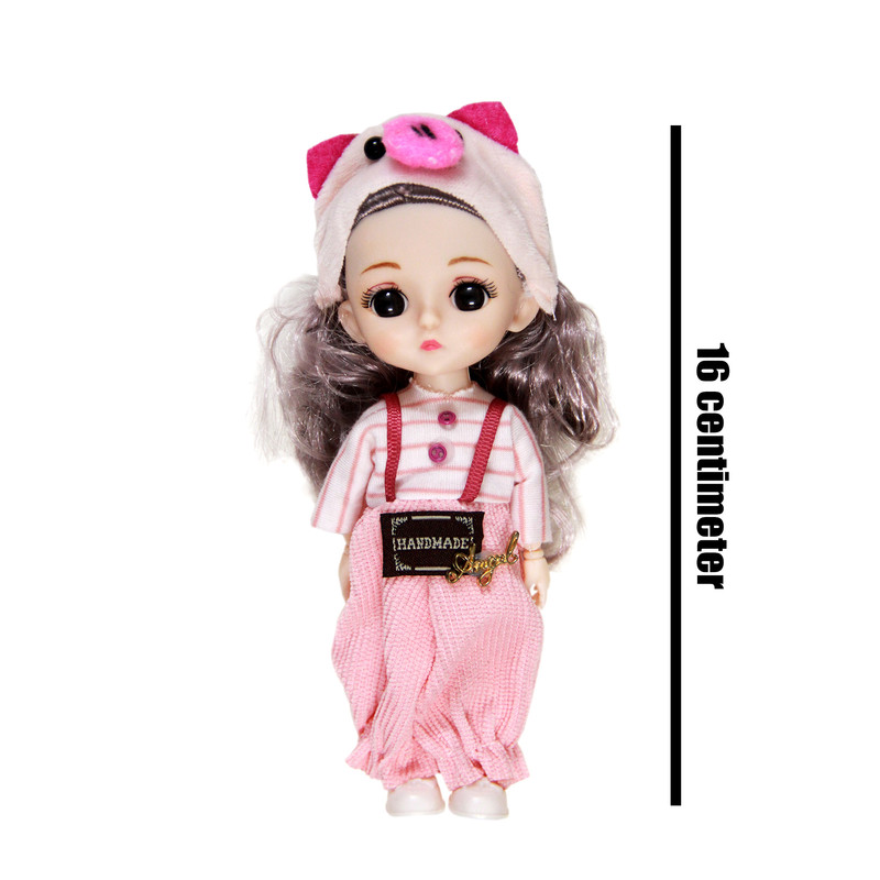 عروسک مدل چشم تیله ای خوک کد AR 22 ارتفاع 16 سانتی متر