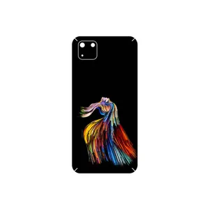 MAHOOT Rainbow Hair Digital Art Cover Sticker for Huawei Y5p