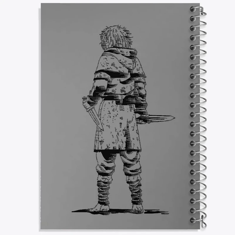 دفتر مشق 100 برگ خندالو طرح تورفین انیمه حماسه وینلند Vinland Saga کد 27492