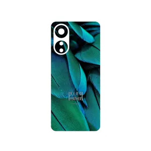 MAHOOT Green Feather Cover Sticker for Oppo A78 4G