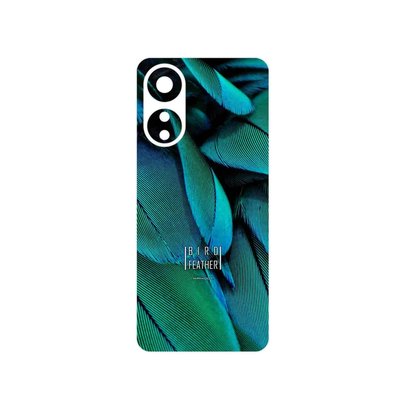 برچسب پوششی ماهوت مدل Green Feather مناسب برای گوشی موبایل اپو A78 4G