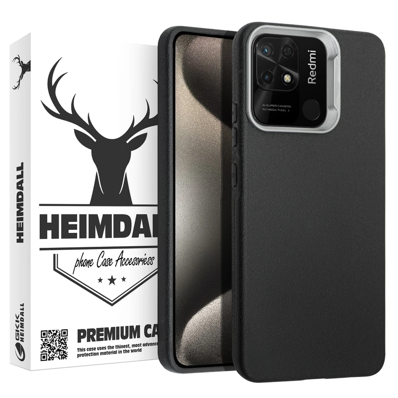 کاور جی کی کی مدل Leather مناسب برای گوشی موبایل شیائومی Poco C40 / Redmi 10 Power / Redmi 10C