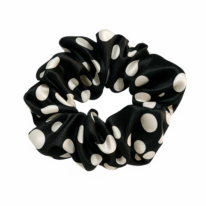 کش مو اسکرانچی زنانه مدل خالدار کد 5903