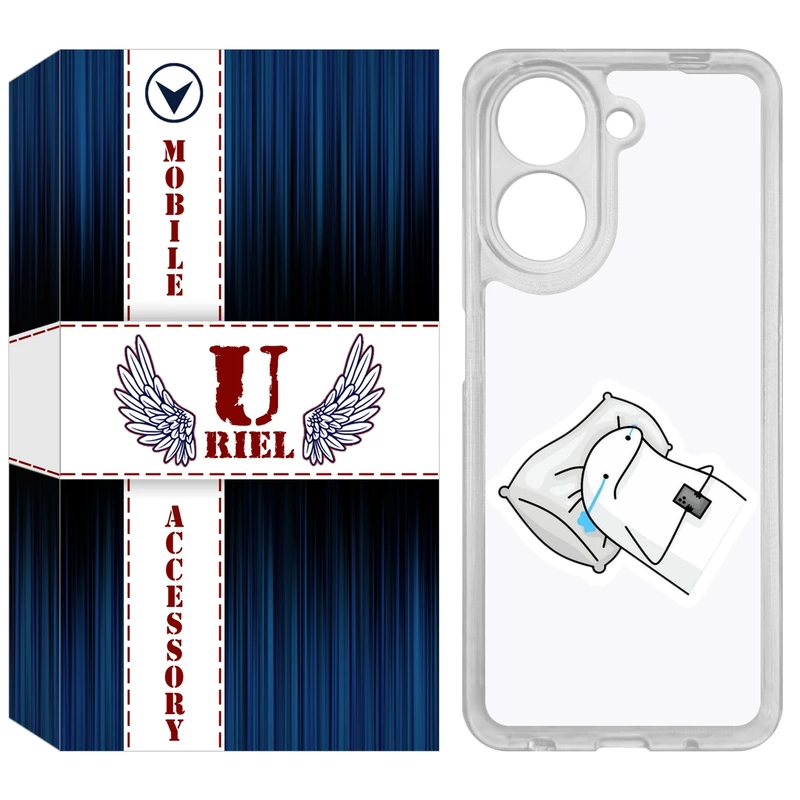 کاور یوریل مدل Clear کد 81 طرح غمگین مناسب برای گوشی موبایل شیائومی Redmi A5 4G / Poco C71