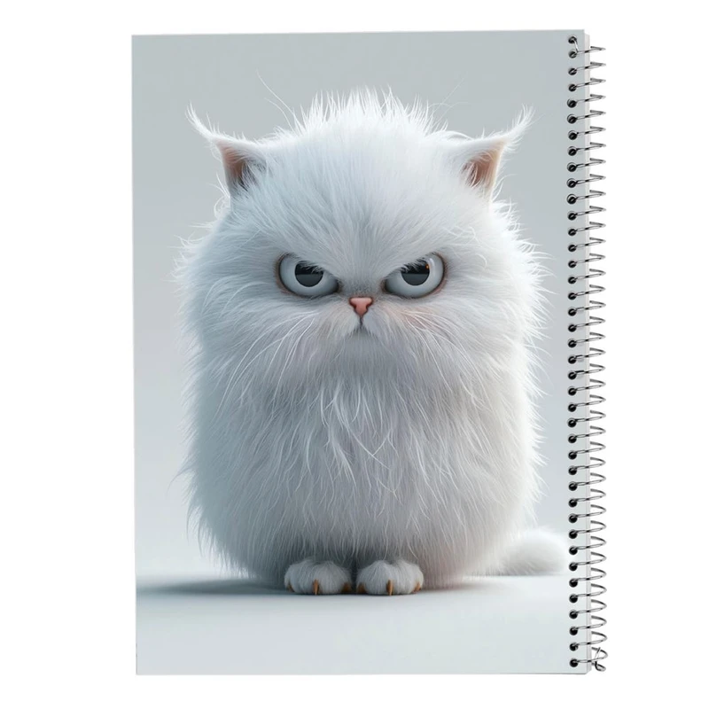 دفتر شطرنجی 50 برگ مدوپد طرح سگ و گربه کد DF17226