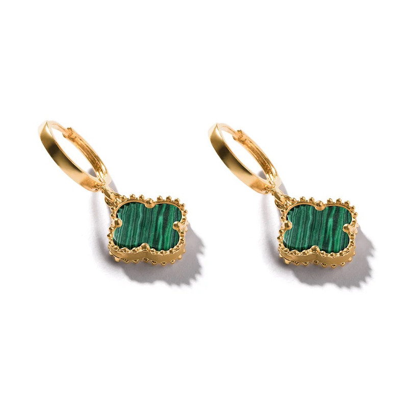 گوشواره طلا 18 عیار زنانه دوست خوب مدل  ونکلیف dk592
