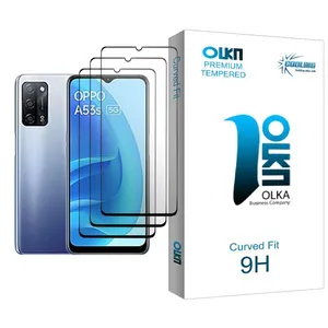 Cooling Olka Glass MIX003 Screen Protector For Oppo A53s 5G Pack Of 3