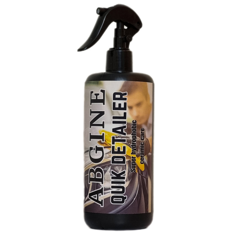 اسپری نانو آبگریز و براق کننده بدنه خودرو مدل Quick Detailer آبگینه حجم 400 میلی لیتر