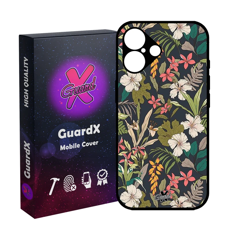 کاور گارد ایکس طرح گل مدل 10222 مناسب برای گوشی موبایل اپل iPhone 16