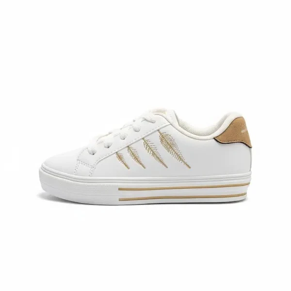 کفش روزمره زنانه مدل ۳ خط گندمی کد ۲۱۳