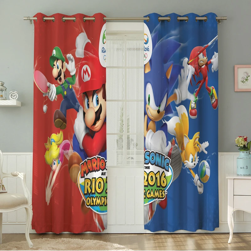 پرده نیروانا طرح کودک  مدل مخمل کد 4803سایز 140×280 سانتی متر