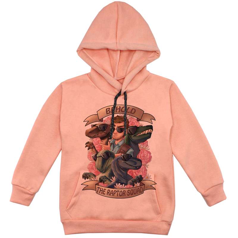 هودی پسرانه مدل پسرک F60 رنگ گلبهی